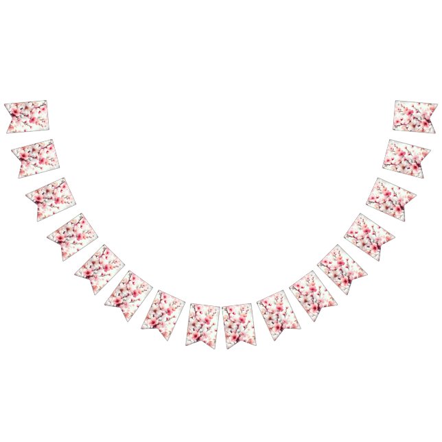 Cherry Blossom Bunting Flags (All)