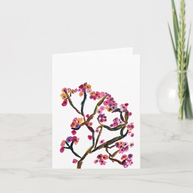 Cherry Blossom Card (Front)