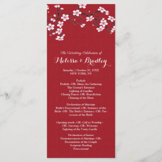 Cherry Blossom ceremony Program