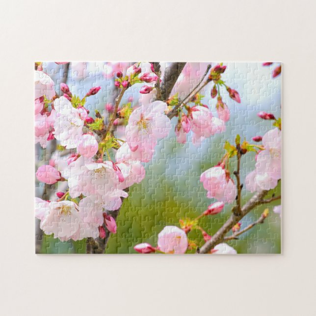 Cherry Blossom Close Up Jigsaw Puzzle (Horizontal)