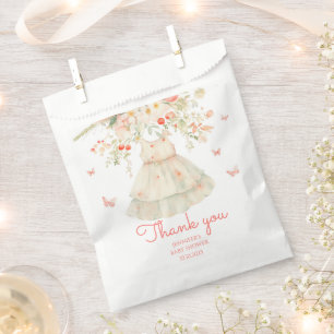 Cherry Blossom Clothesline Baby Shower thank you  Favour Bag