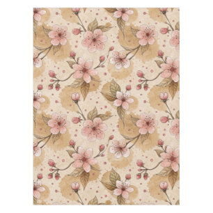 Cherry Blossom Coffee Cozy Pattern (10) Tablecloth