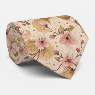 Cherry Blossom Coffee Cozy Pattern (10) Tie