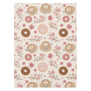 Cherry Blossom Coffee Cozy Pattern (3) Tablecloth