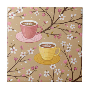 Cherry Blossom Coffee Cozy Pattern (4) Tile