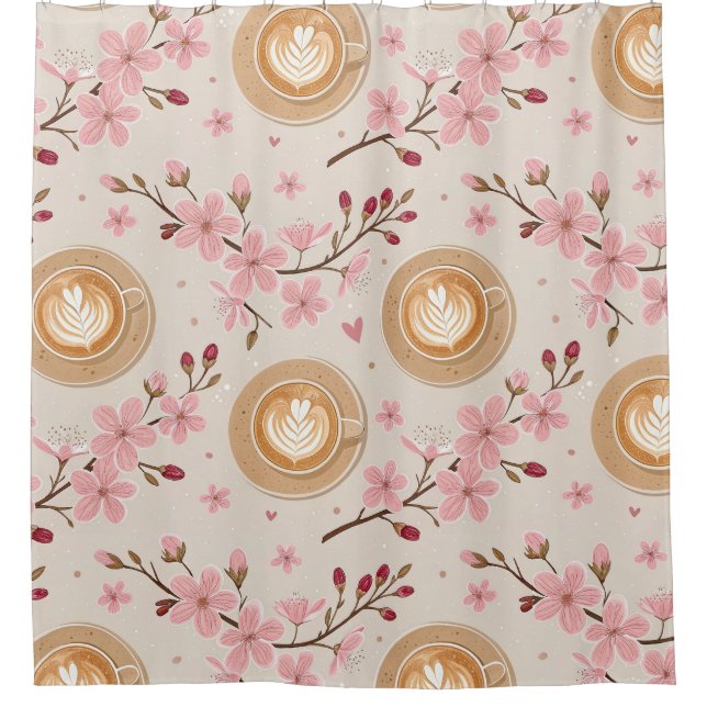 Cherry Blossom Coffee Cozy Pattern (7) (Front)