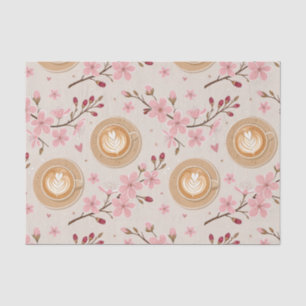 Cherry Blossom Coffee Cozy Pattern (7) Tissue Paper