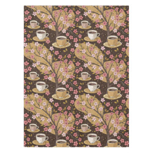 Cherry Blossom Coffee Cozy Pattern (8) Tablecloth
