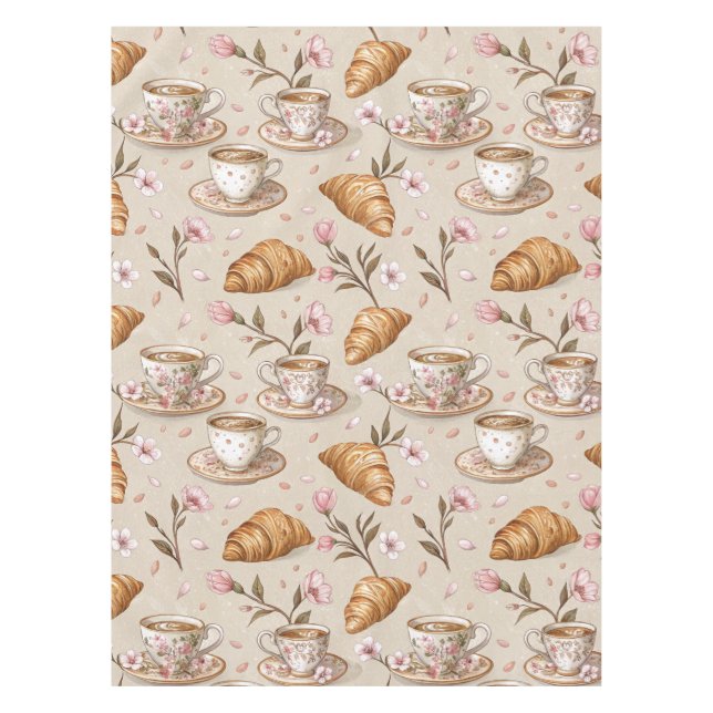 Cherry Blossom Coffee Cozy Pattern (9) Tablecloth (Front)