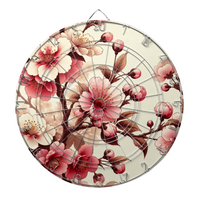 Cherry Blossom Dartboard (Front)