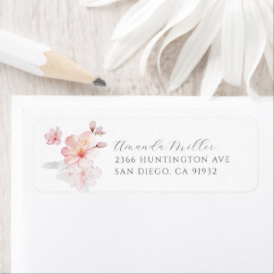 Cherry Blossom Delight Return Address
