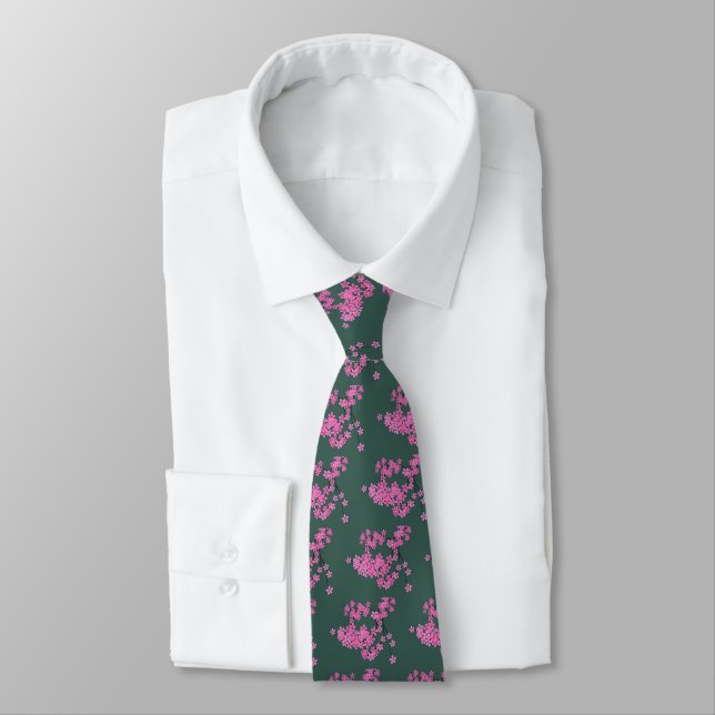 Cherry Blossom Design - Tie (Tied)