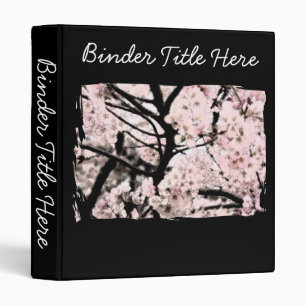 Cherry Blossom Edited 1" Binder