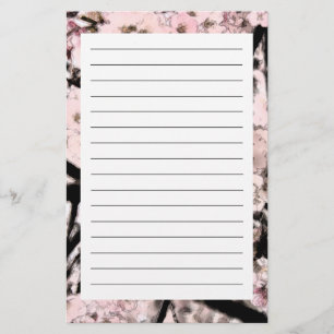 Cherry Blossom Edited Stationery
