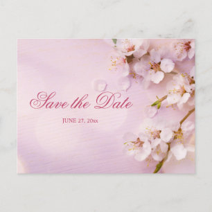 Cherry Blossom Élégant Enregistrer La Date Carte P