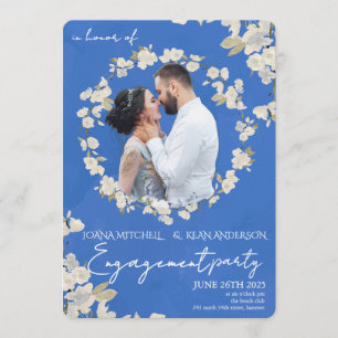 Cherry Blossom Engagement Party Invitation