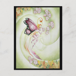 Cherry Blossom Faery Postcard
