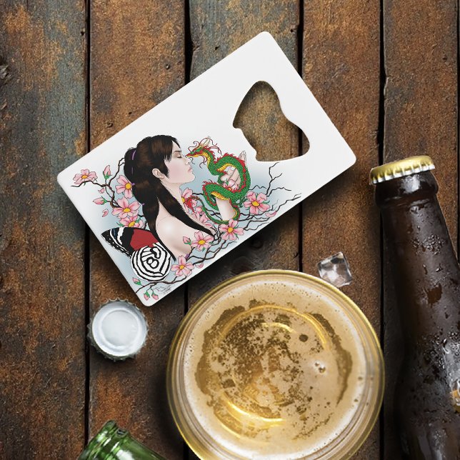 Cherry Blossom Fairy Dragon Friendship Wallet Bottle Opener (Creator Uploaded)