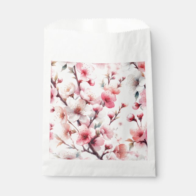 Cherry Blossom Favour Bag (Front)