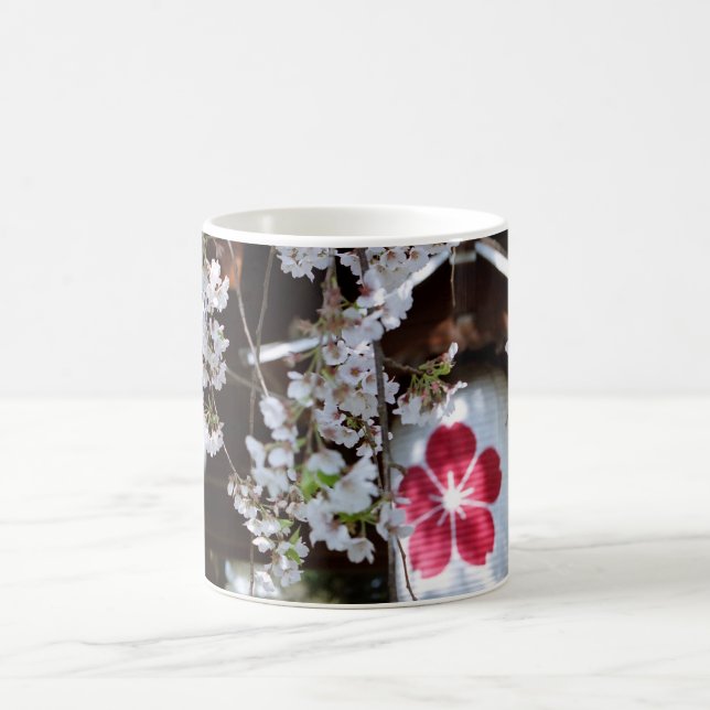 Cherry Blossom Festival in Kyoto  Coffee Mug (Center)