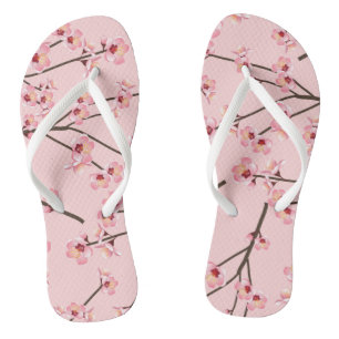 Cherry Blossom Flip Flops