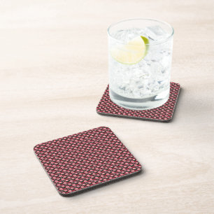 Cherry Blossom Floral Pattern, Pink Flowers Coaster