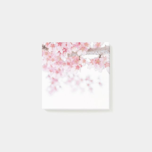 CHERRY BLOSSOM FLORAL POST IT NOTES (Front)