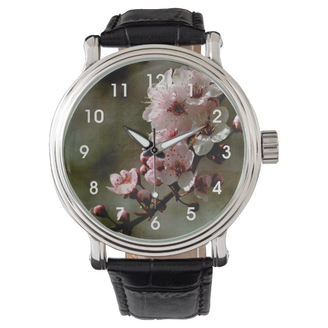Cherry Blossom Floral Watch (Front)