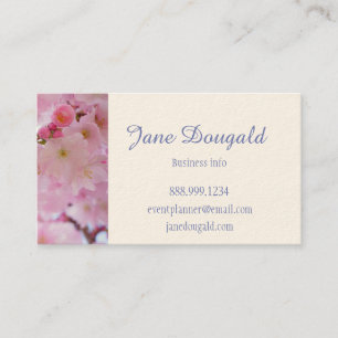 Cherry Blossom Flower Custom Business Card
