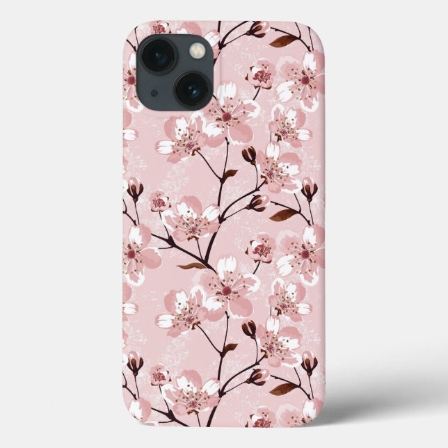 Cherry Blossom Flowers Pattern Case-Mate iPhone Case (Back)