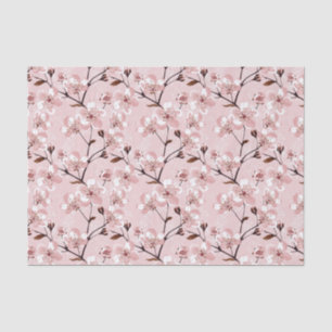 Cherry Blossom Flowers Pattern Tissue Paper