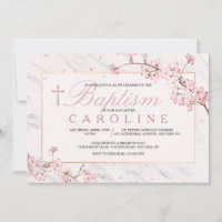 Cherry Blossom Frame Religious