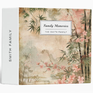 Cherry Blossom Garden Scene (1) Binder