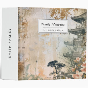 Cherry Blossom Garden Scene (7) Binder