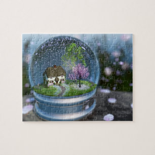 Cherry Blossom Globe Puzzle
