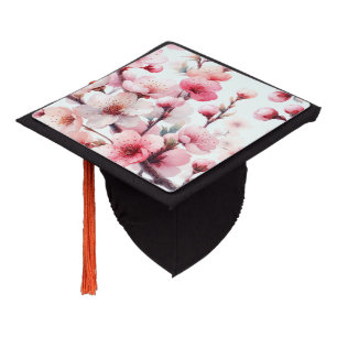 Cherry Blossom Graduation Cap Topper