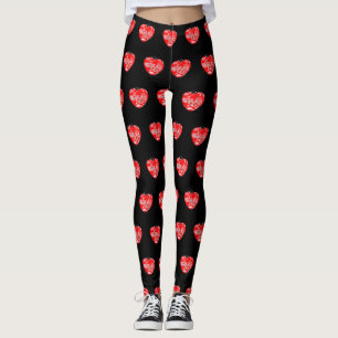 Cherry Blossom Heart  Leggings