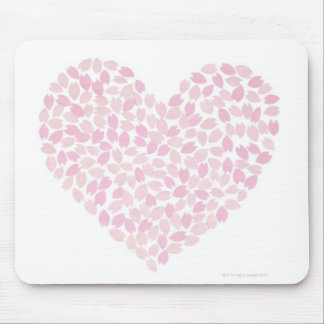 Cherry Blossom Heart Mouse Pad
