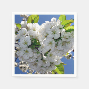 Cherry blossom heart napkin