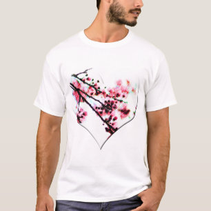 Cherry Blossom Heart T-Shirt