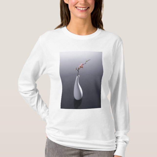 Cherry blossom in vase T-Shirt (Front)