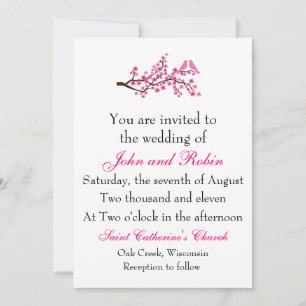 Cherry Blossom Invitation