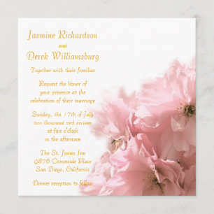 Cherry Blossom Invitations