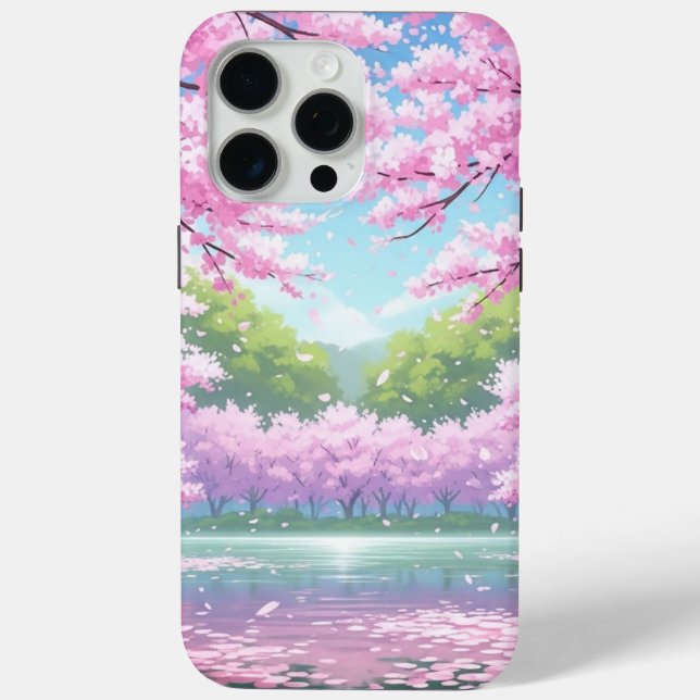 Cherry Blossom iPhone 15 Pro Max Coques (Verso)