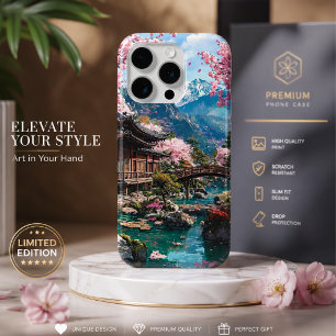 Cherry Blossom Japanese Elegant Gold Wedding cases