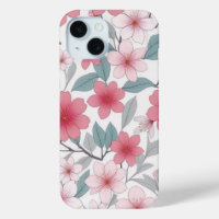 Cherry Blossom Japanese Pink Sakura Pattern