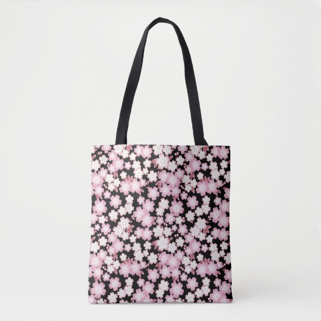 Cherry Blossom -Japanese Sakura- Tote Bag (Front)