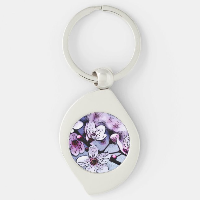 Cherry blossom keychain (Front)