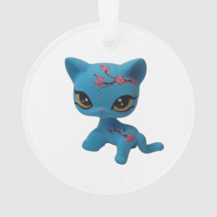Cherry Blossom Kitty Ornament