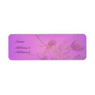 Cherry Blossom Label